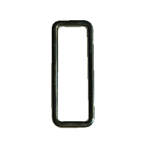 Flat rectangular ring in Zamak ART 561